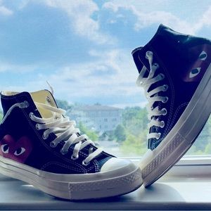 COMME DES GARÇONS + converse CHUCK TAYLORS size 9